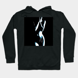 woman silhouette art Hoodie